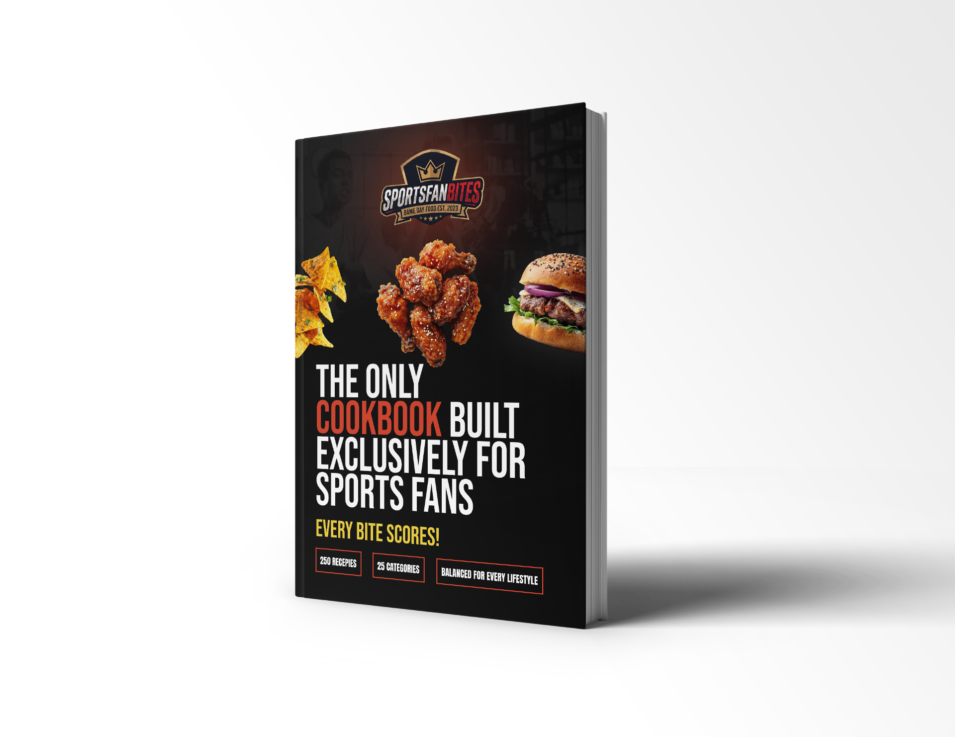 SportsFanBites cookbook — The only cookbook built exclusively for sports fans